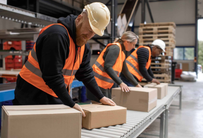 Hand picker workers